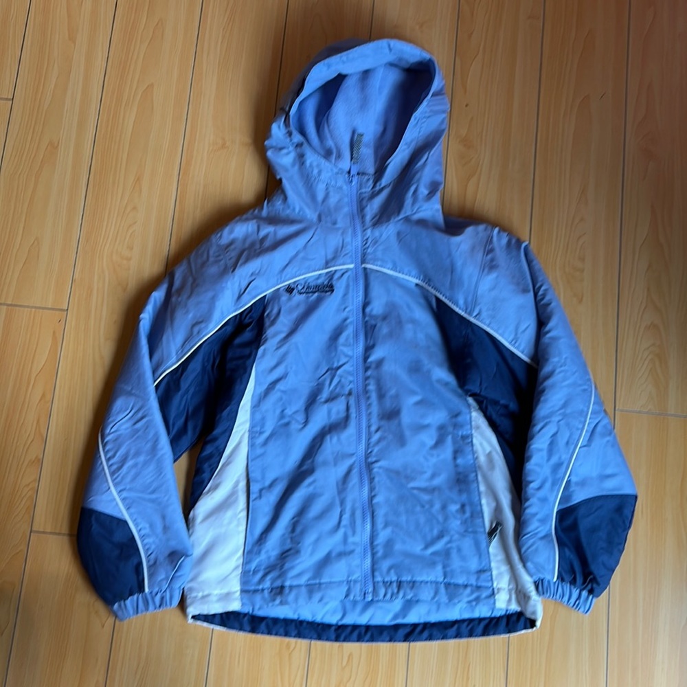 Columbia youth fleece-lined rain jacket